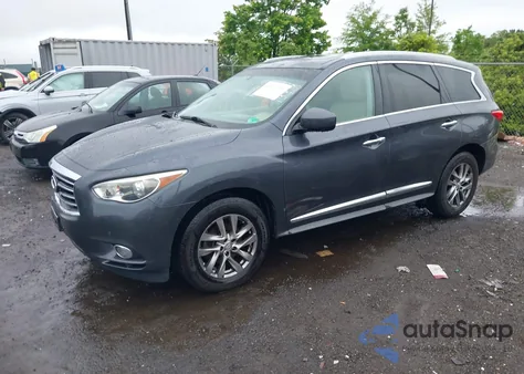 2013 Infiniti Jx35 from USA, damaged, VIN 5N1AL0MM9DC338750